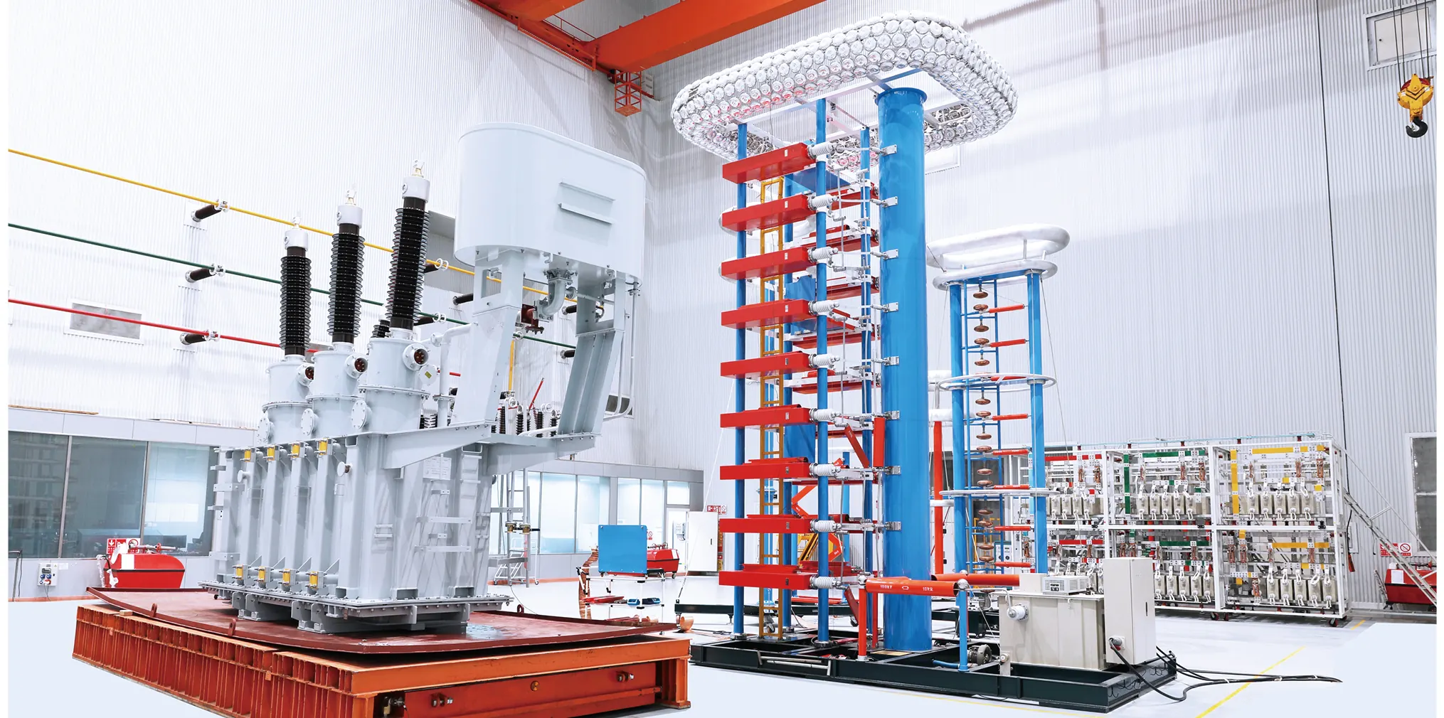 Large transformer test station at Tianyu