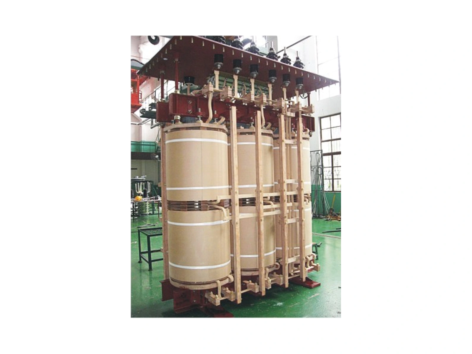 24-pulse phase-shifting transformer active-part construction photograph
